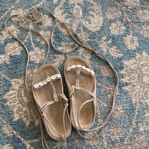 Zara Suede Sandals